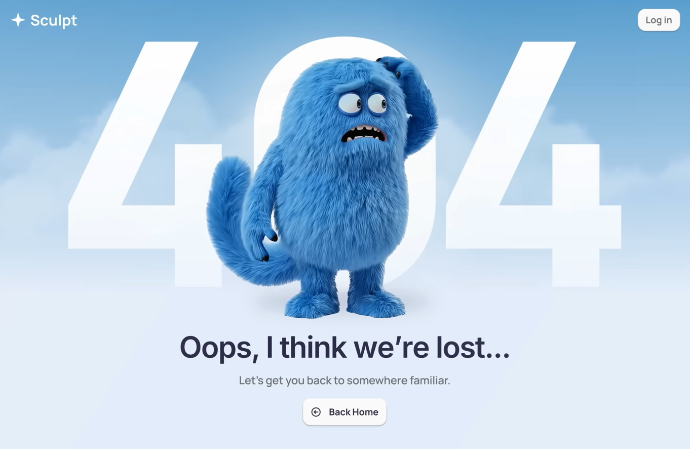 404 Animated Error Page